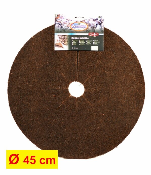 Kokos-Abdeckscheibe 45 cm dunkelbraun